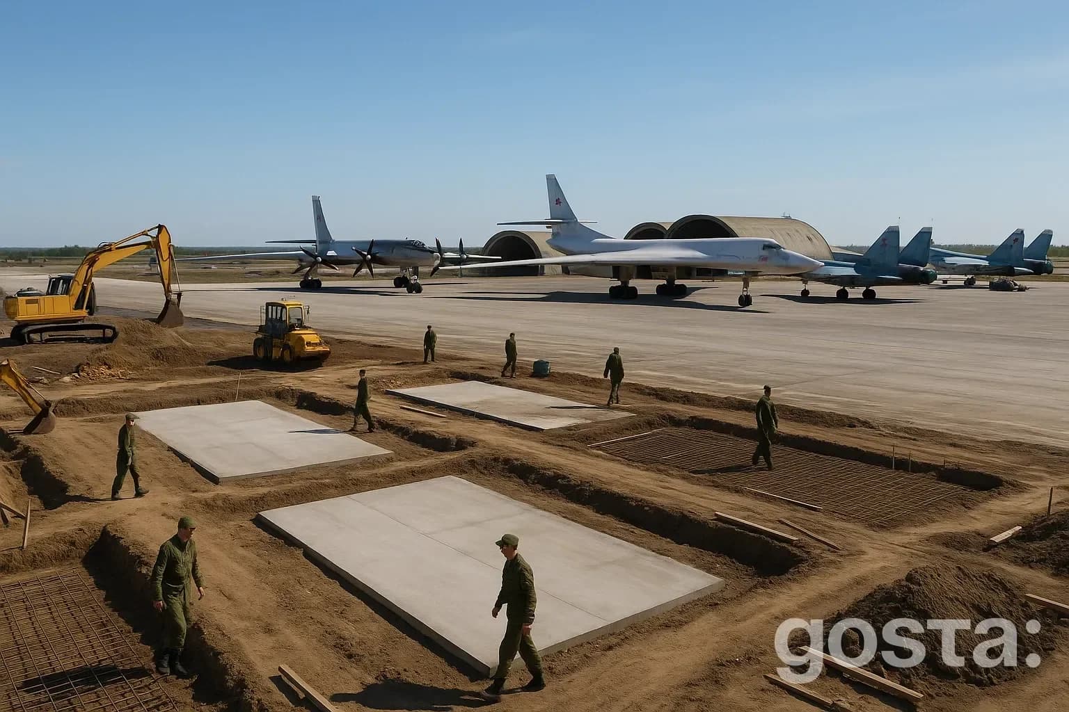 РФ розширює «Енгельс-2»: навіщо будують 12 нових стоянок для стратегічної авіації?