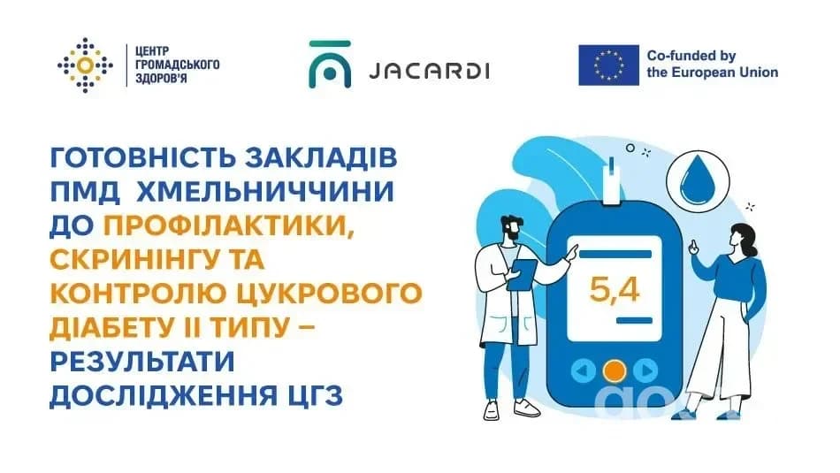 Цукровий діабет 2 типу: як Хмельницька область перевіряє готовність первинки до розширеного скринінгу та контролю