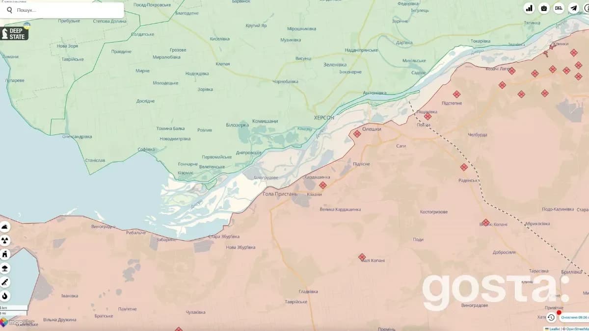 Діп Стейт - мапа бойових дій в Україні - 2024