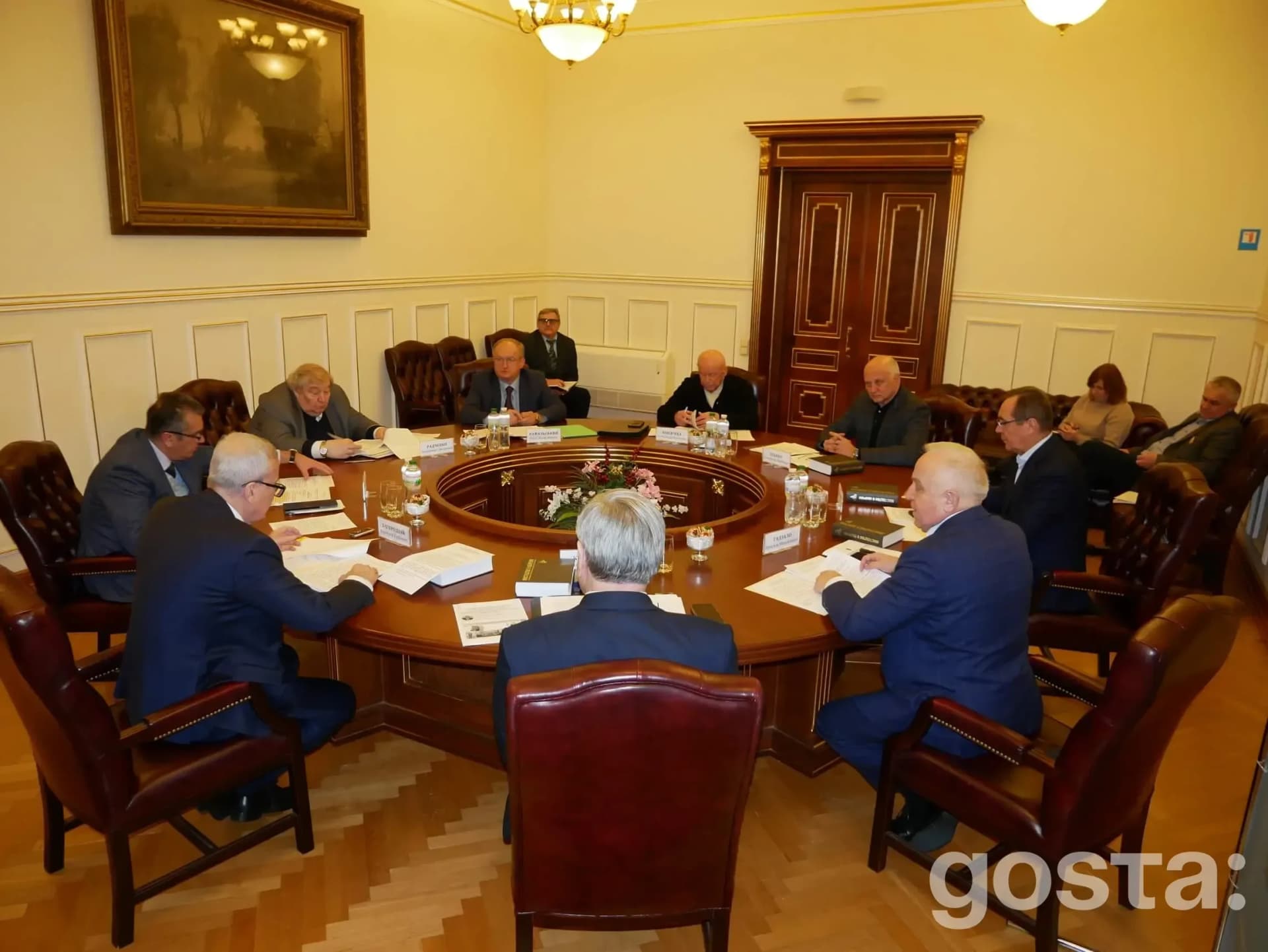 Засідання Ради президентів академій наук України 23 грудня 2025 року під головуванням Анатолія Загороднього.