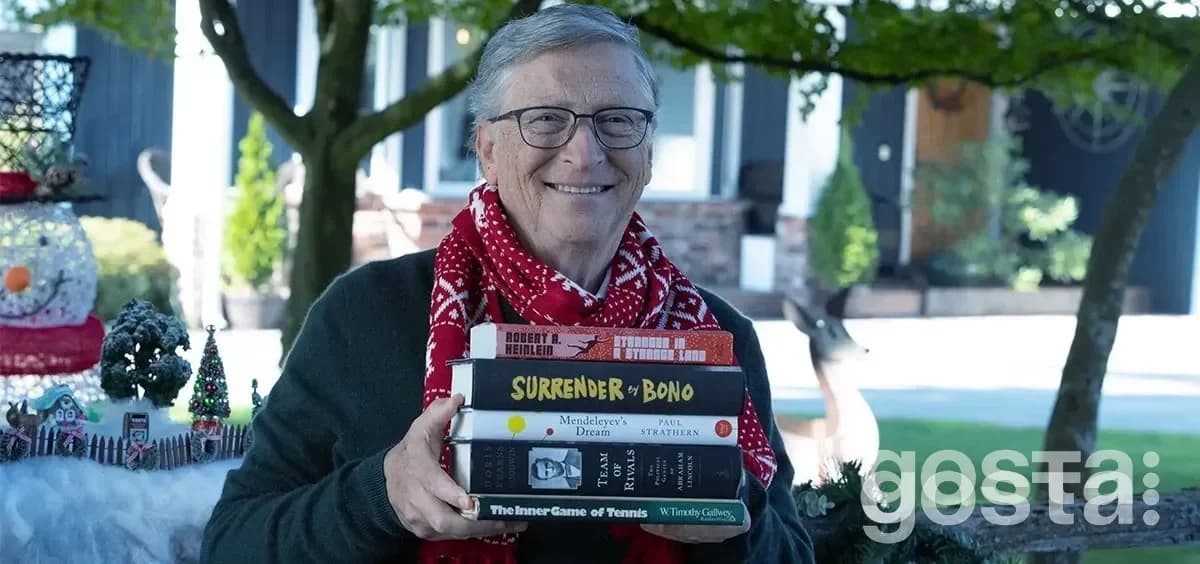 Що читати, щоб стати розумнішим.ТОП-5 книжок від засновника Майкрософт