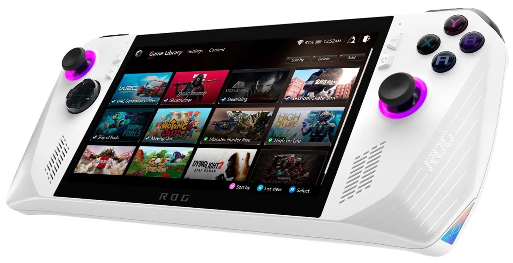 ASUS ROG Ally game consoles