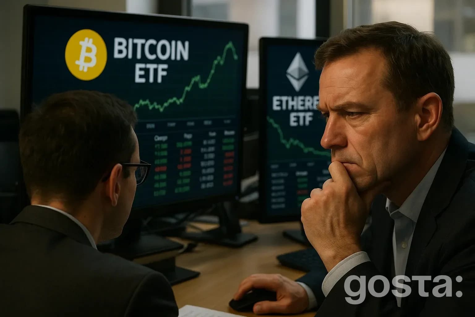 Біткоїн-ETF привертає увагу інвесторів, а Ethereum-ETF втрачає позиції