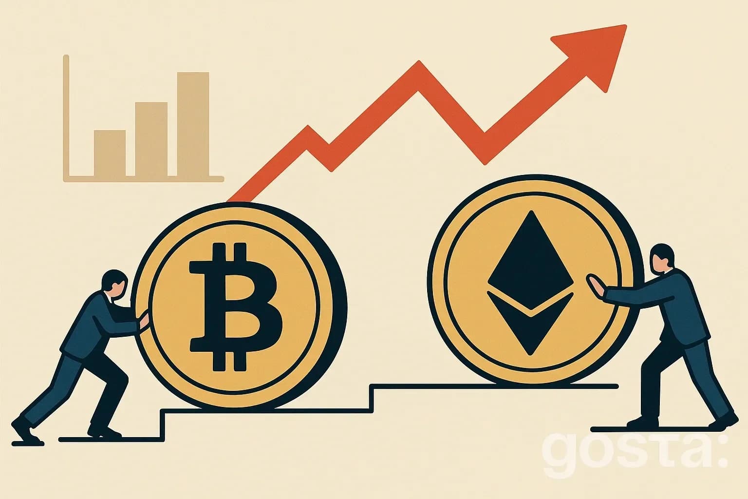 Позитивна динаміка спотових біткоїн- та Ethereum-ETF: приплив капіталу майже $1 млрд