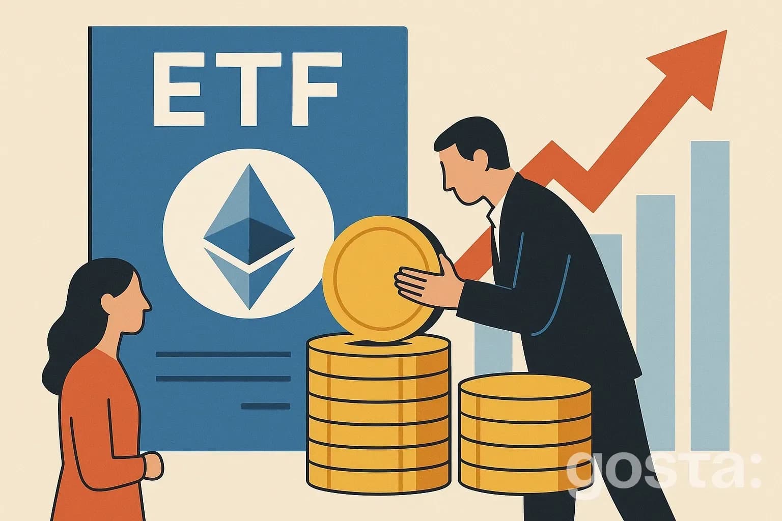 Ethereum-ETF лідирує: приплив інвестицій перевищив $1,08 млрд за тиждень