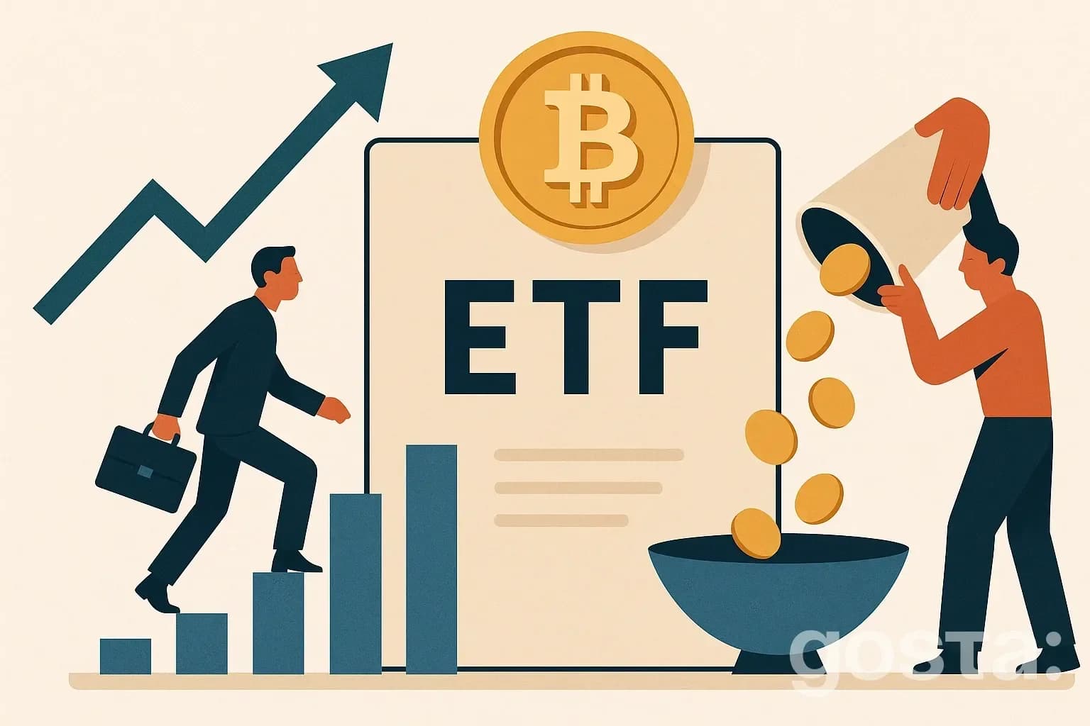 Зростання інвестицій у спотові біткоїн та Ethereum ETF у липні 2025 року