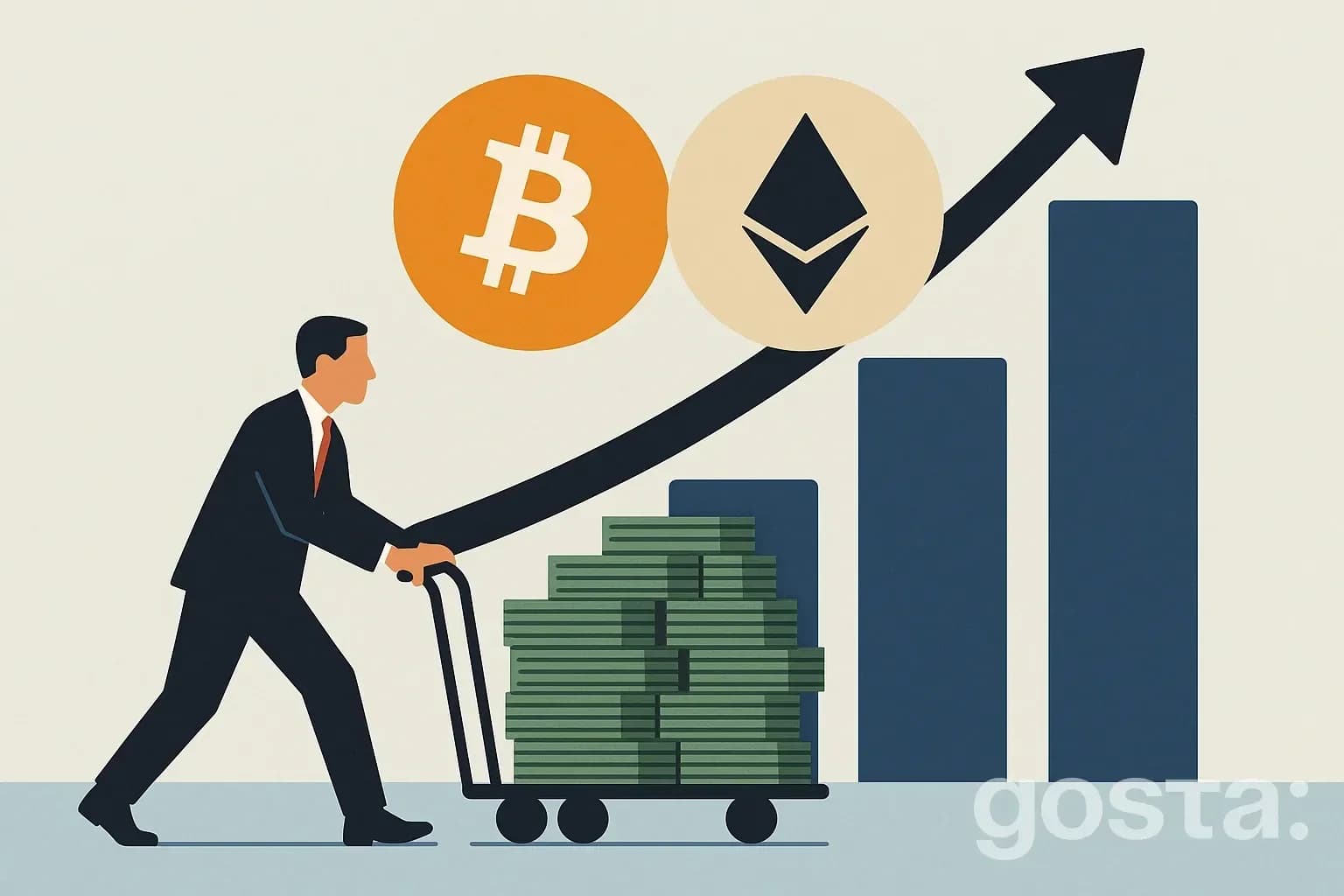 Позитивна динаміка спотових біткоїн- та Ethereum-ETF на фініші липня 2025 року