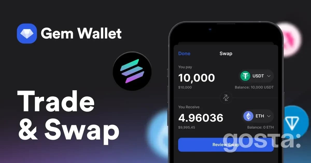 Gem Wallet — це некастодіальний крипто-гаманець із відкритим кодом