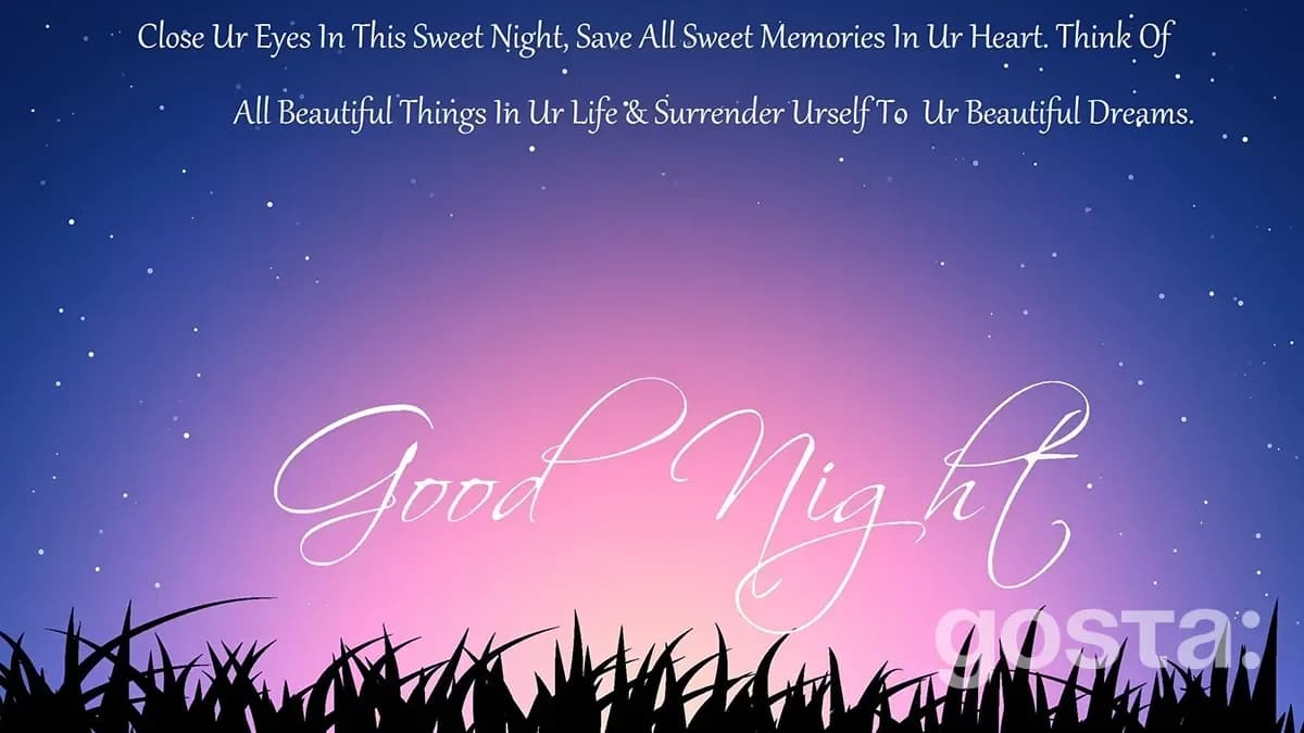 How to Say "Good Night" Beautifully?