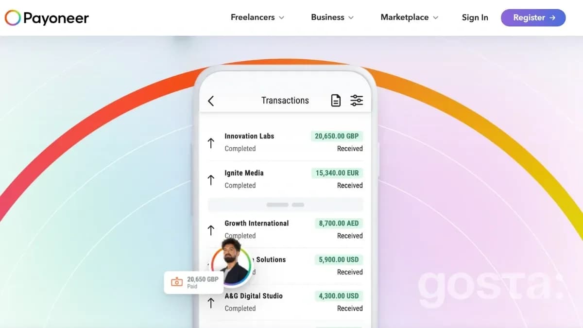 How to use Payoneer - transactions