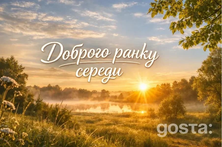 Доброго ранку середи українською