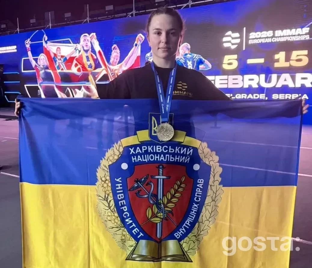 Триразова чемпіонка Європи з ММА: курсантка ХНУВС Яна Шелемба бере «золото» в Белграді
