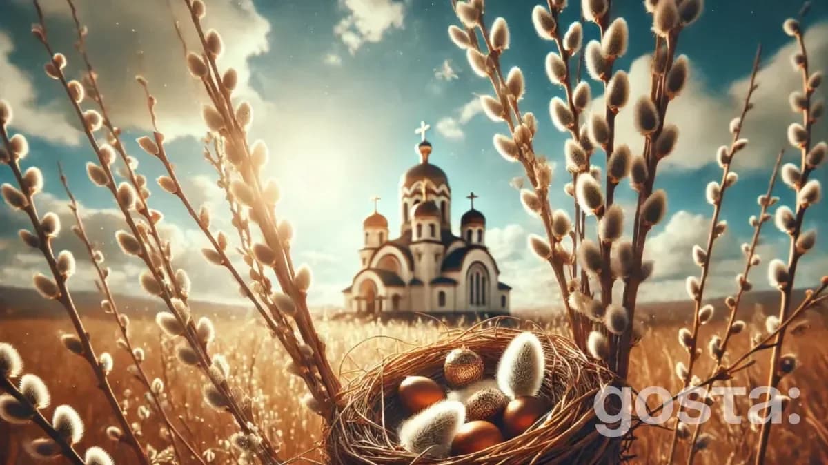 Листівки з Вербною неділею картинки