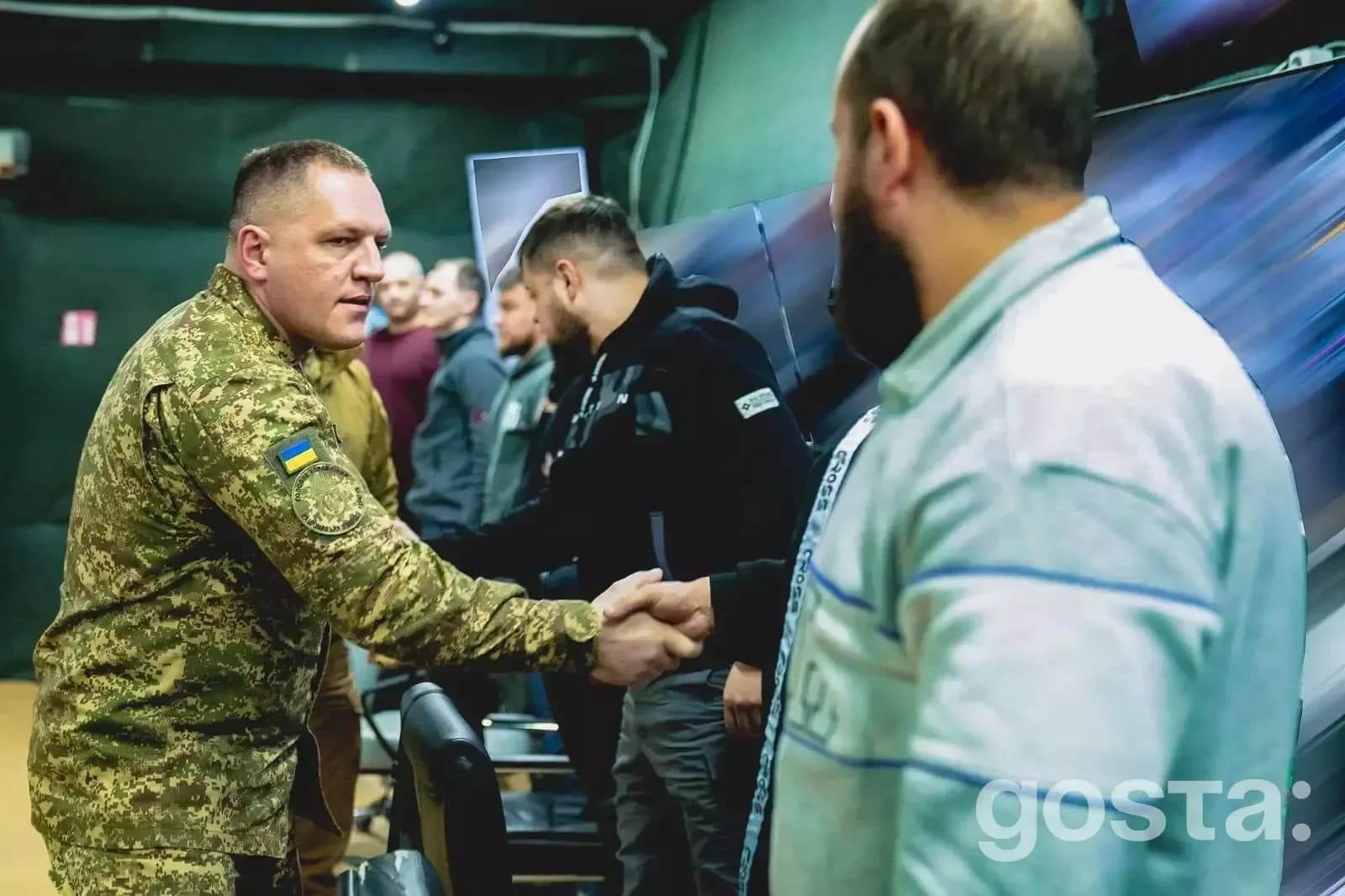 Командувач НГУ Олександр Півненко на зустрічі з військовими підрозділів на Харківщині та Донеччині.