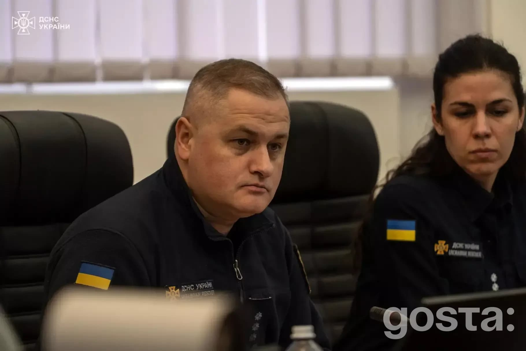Зустріч представників ДСНС України, ООН та Червоного Хреста для обговорення гуманітарного реагування та координації.