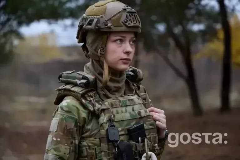 Жінка-бойова медикиня Ірина Масна в камуфляжному одязі на військовій службі, готова до виконання обов'язків.