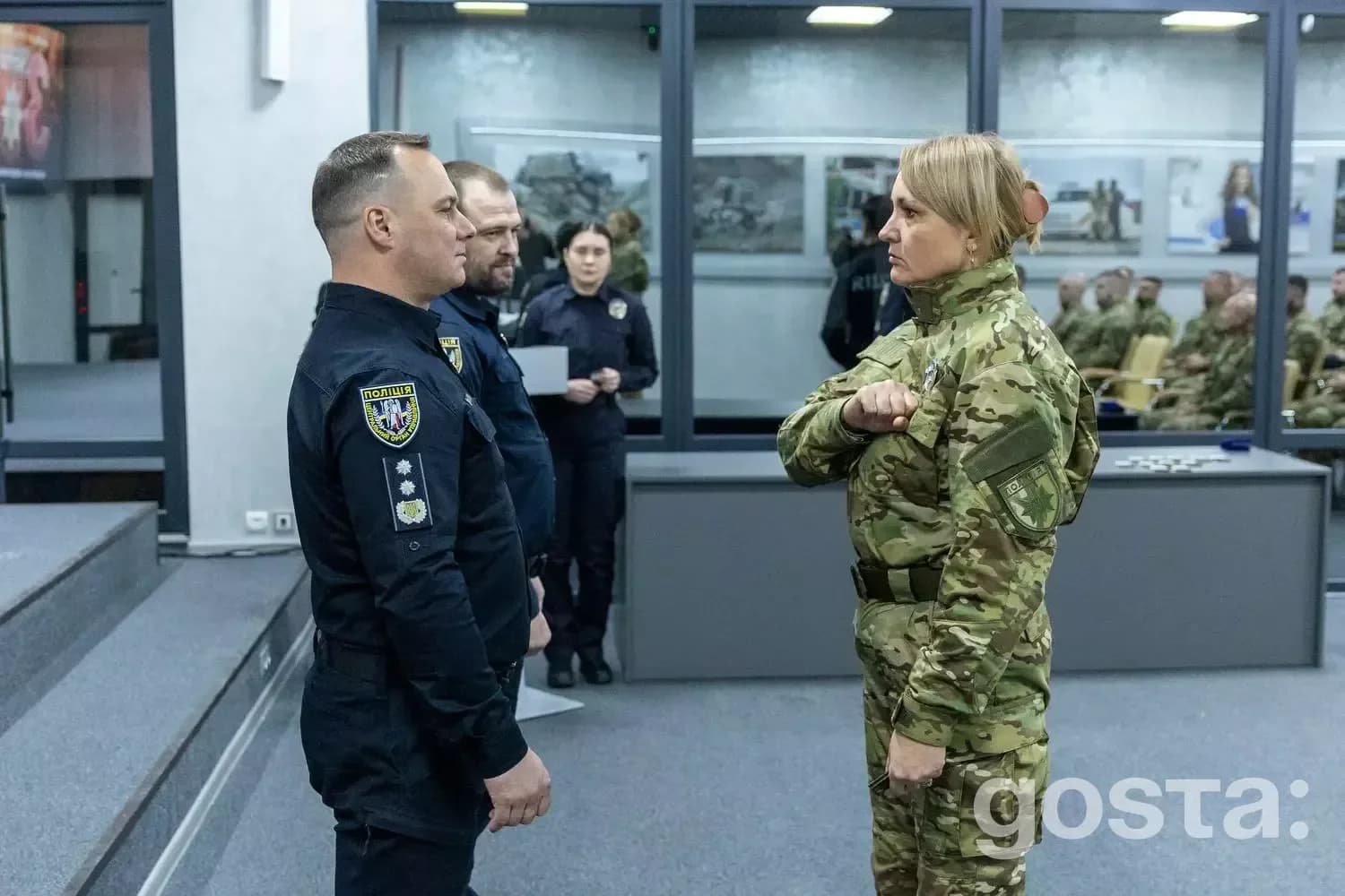 Захід нагородження бійців штурмової бригади НПУ «Лють» міністром та головою Нацполіції на третю річницю з дня створення.