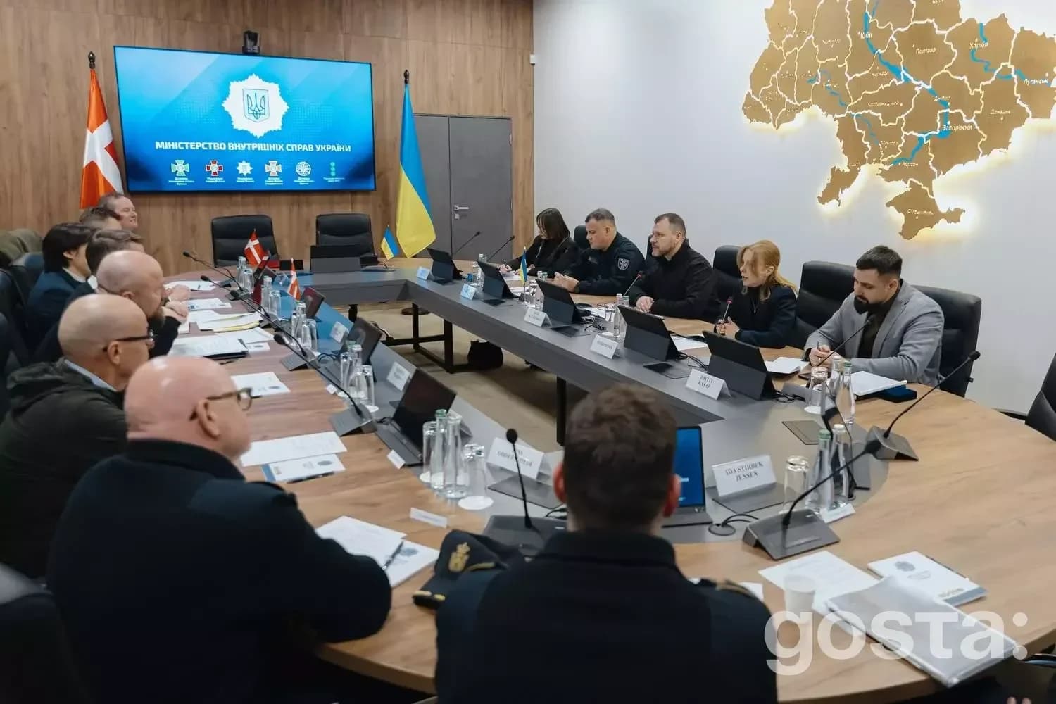 Зустріч представників МВС України та делегації Данії для підписання угоди про партнерство в галузі надзвичайних ситуацій