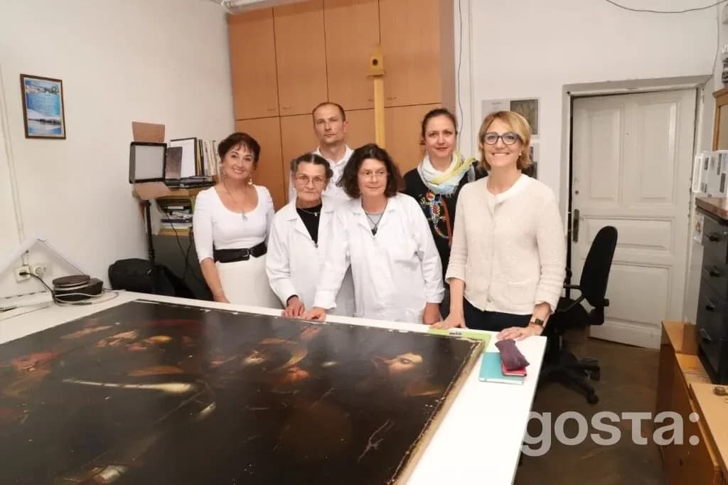 У Національному заповіднику «Софія Київська» відкрито виставку «У світлі Караваджо», відновлення полотна «Взяття Христа