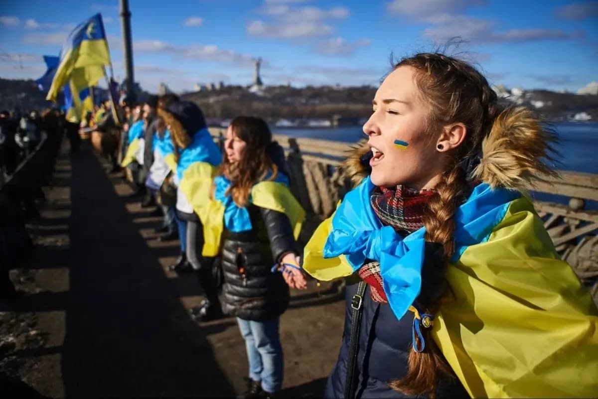 Живий ланцюг на День Соборності України