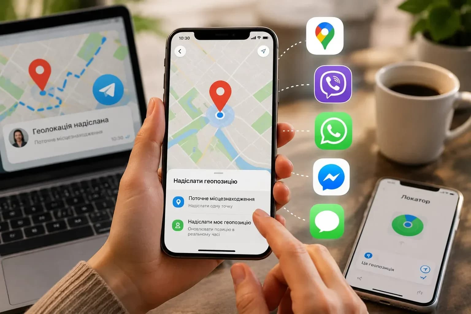 Як скинути геолокацію з телефона: Google Maps, месенджери, iPhone та Android — покроково