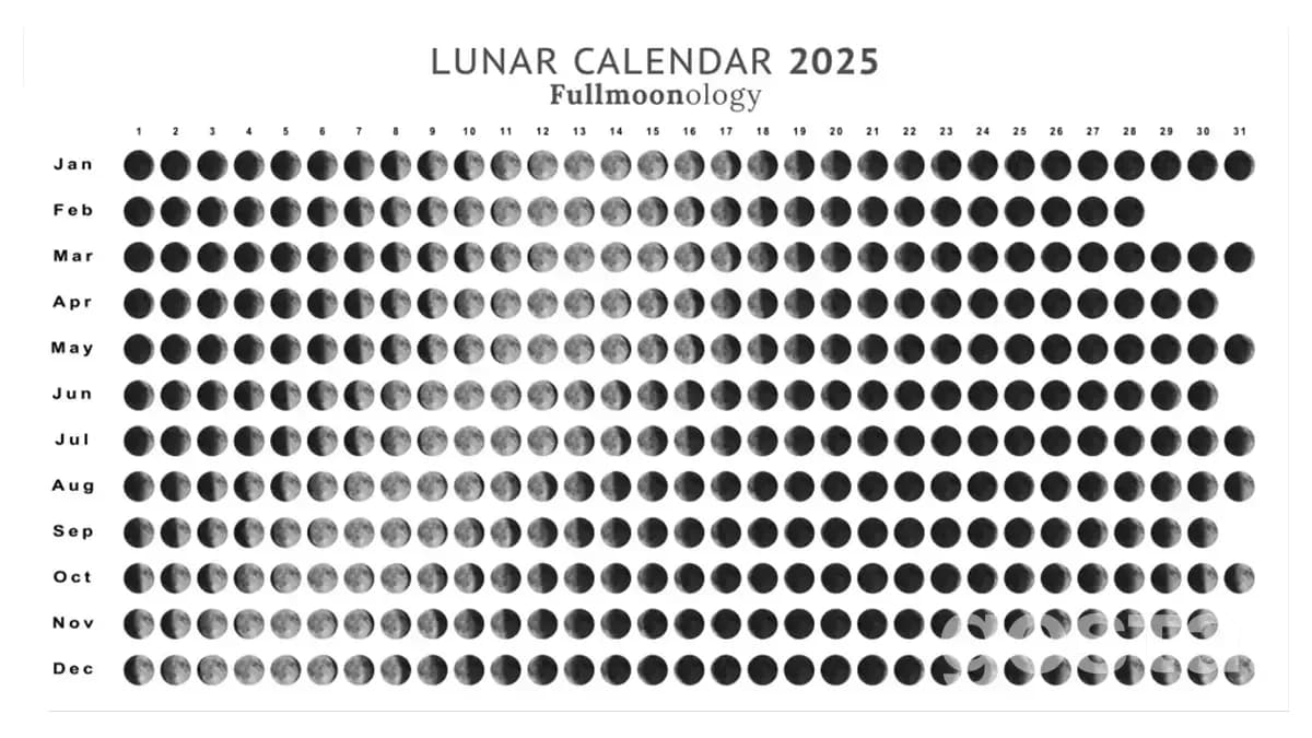 Lunar Calendar For March And The Year