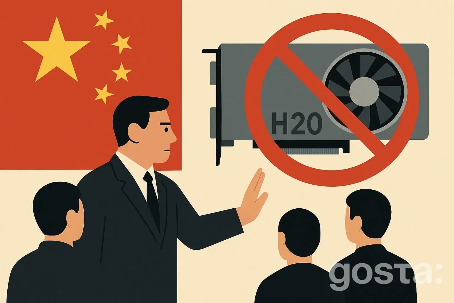 Китай обмежує використання чипів Nvidia H20: наслідки для ринку