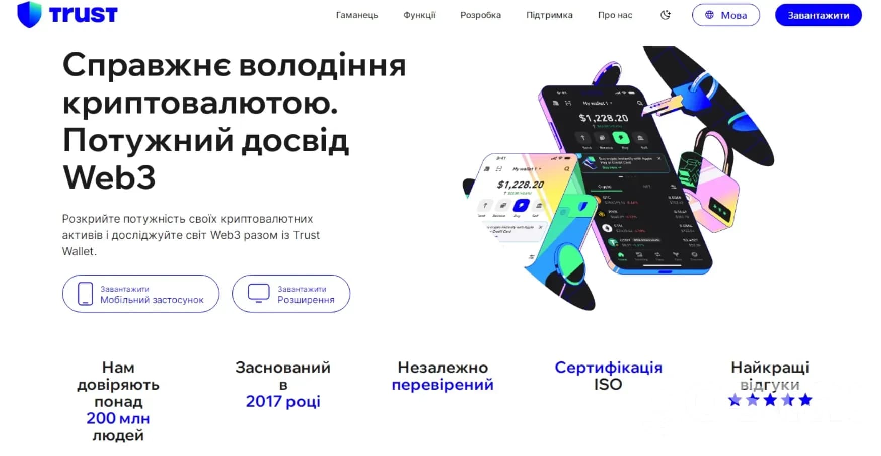 Криптогаманець Trust Wallet