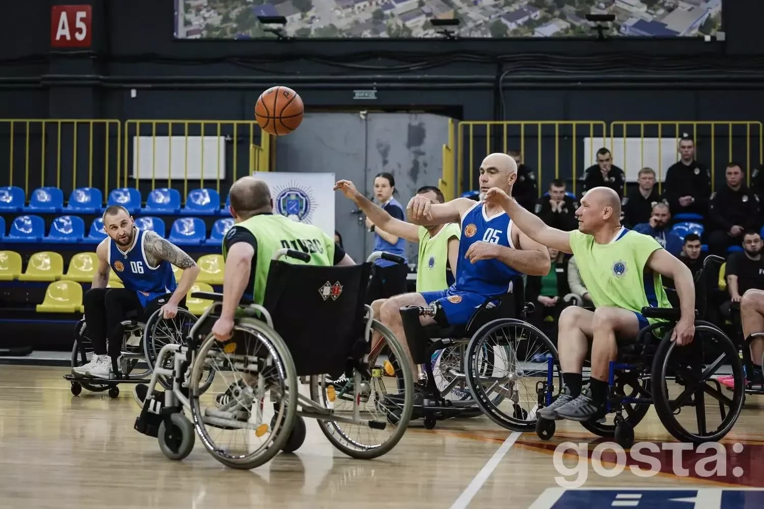 Презентація команди «Veterans’ Bask» з адаптивного баскетболу, підтримка ветеранів та розвитку ветеранської політики.