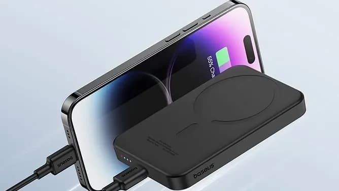 BASEUS Magnetic Mini 20W 5000 — компактна MagSafe-модель у рейтингу повербанків 2025