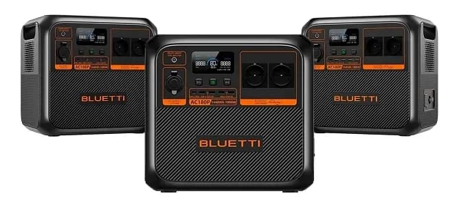 BLUETTI AC180P у рейтингу зарядних станцій — 1800/2700 Вт і LiFePO₄