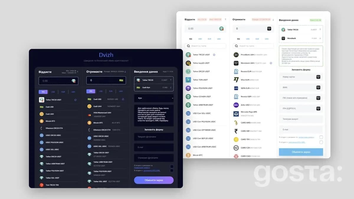 Обмін криптовалюти