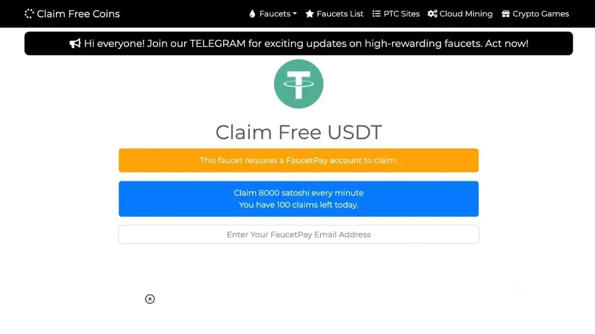 Best Ethereum faucets in 2025 -Claimfreecoins io