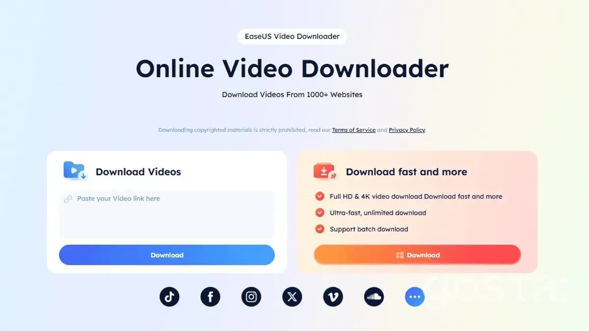 EaseUS Online Video Downloader