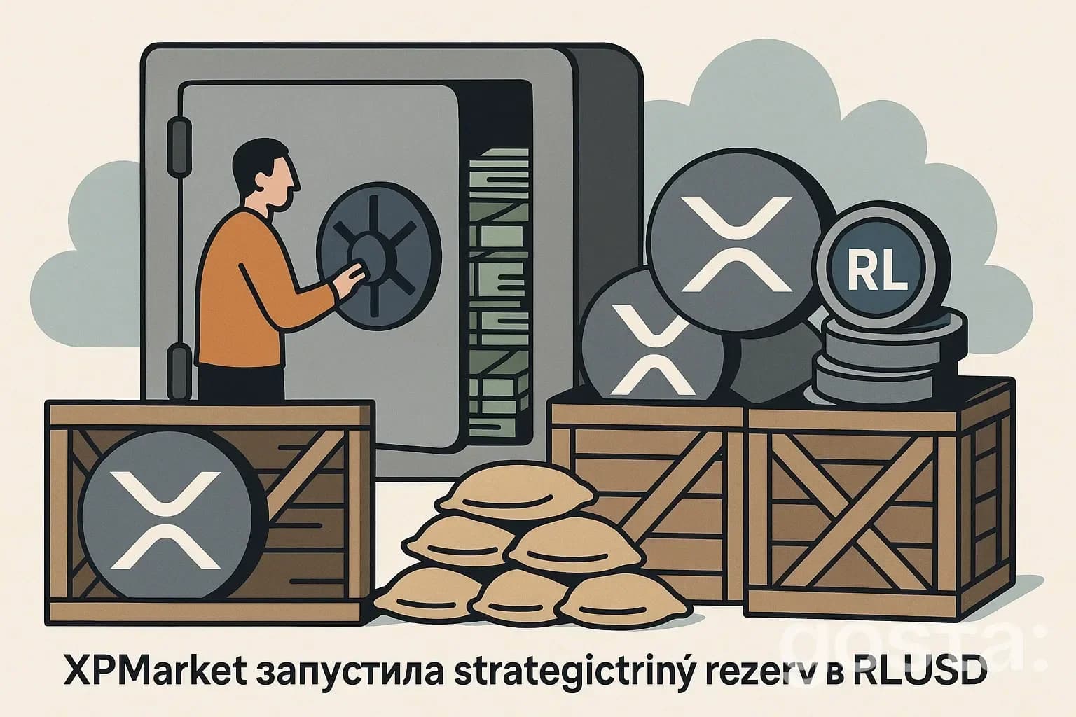 XPMarket створює унікальний стратегічний резерв з XRP та RLUSD