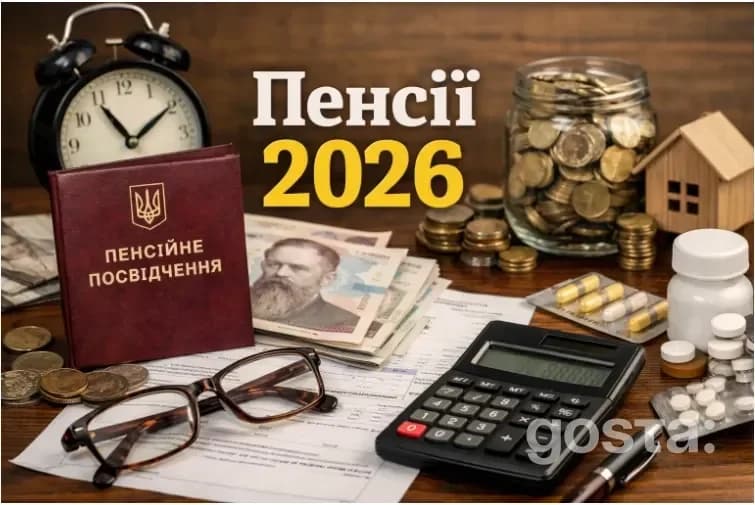 Пенсії 2026
