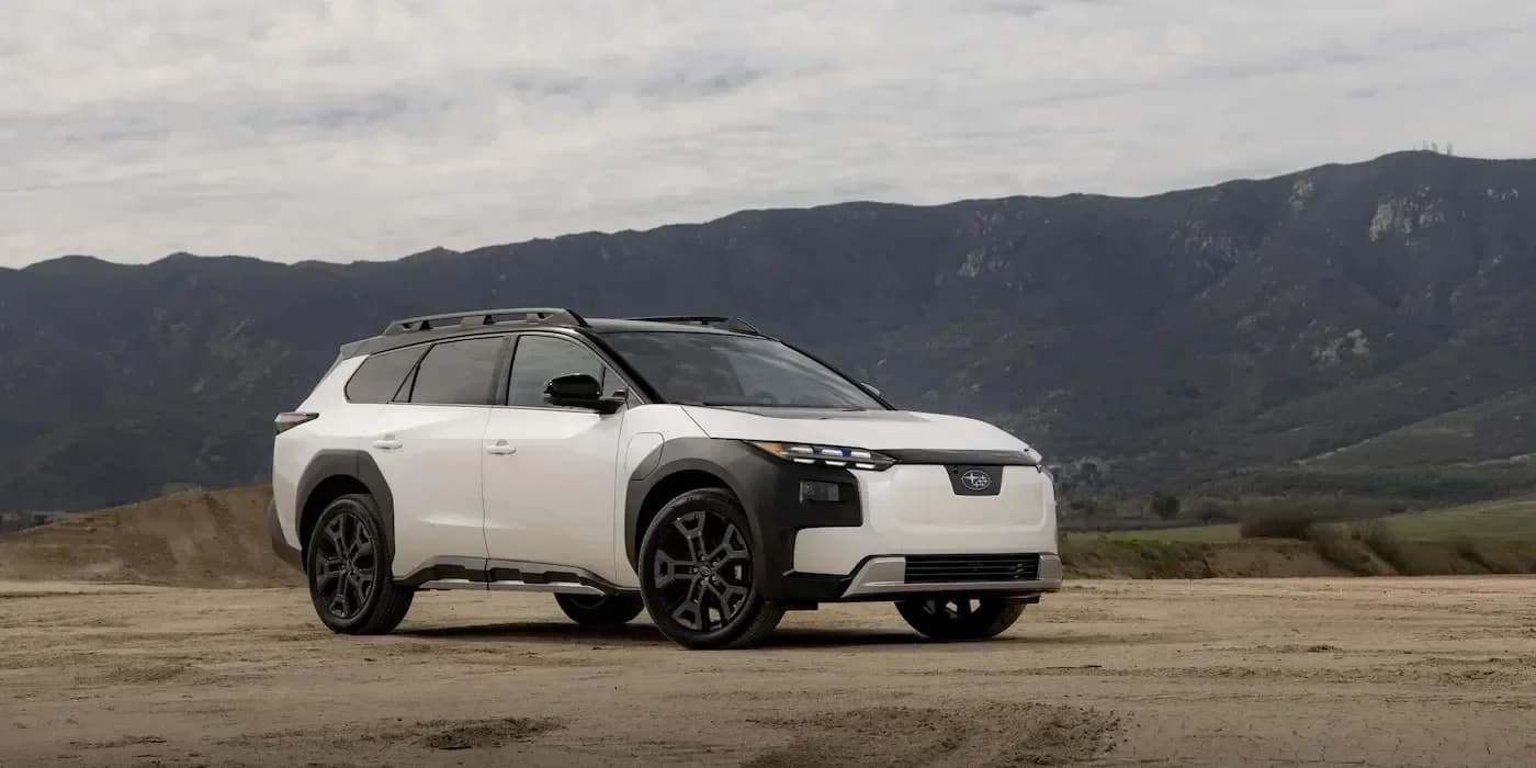 2027 Subaru Trailseeker EV exterior with spacious 886-liter cargo area