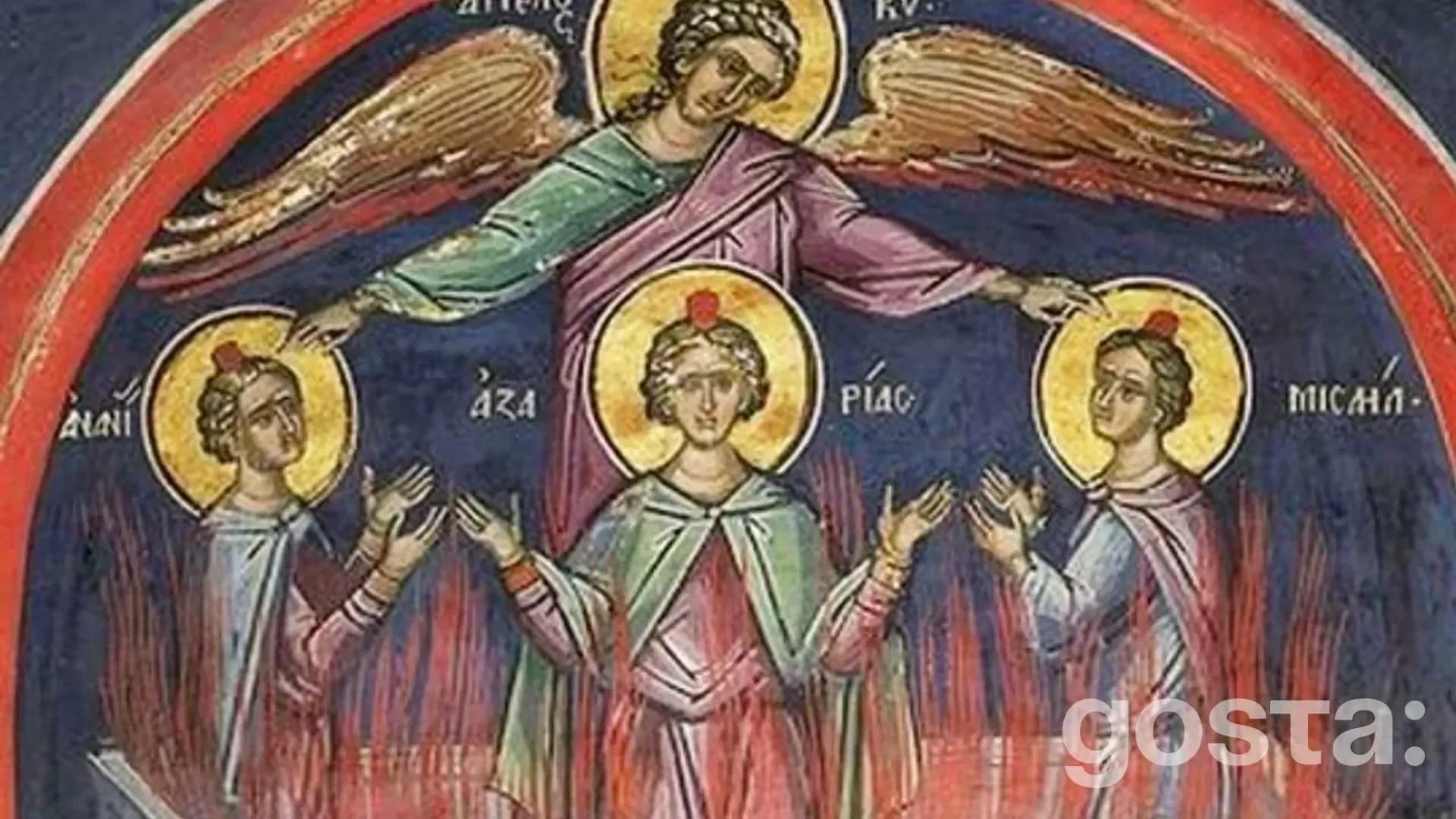 gosta den proroka danyila i trokh otrokiv ananii azarii ta mysaila