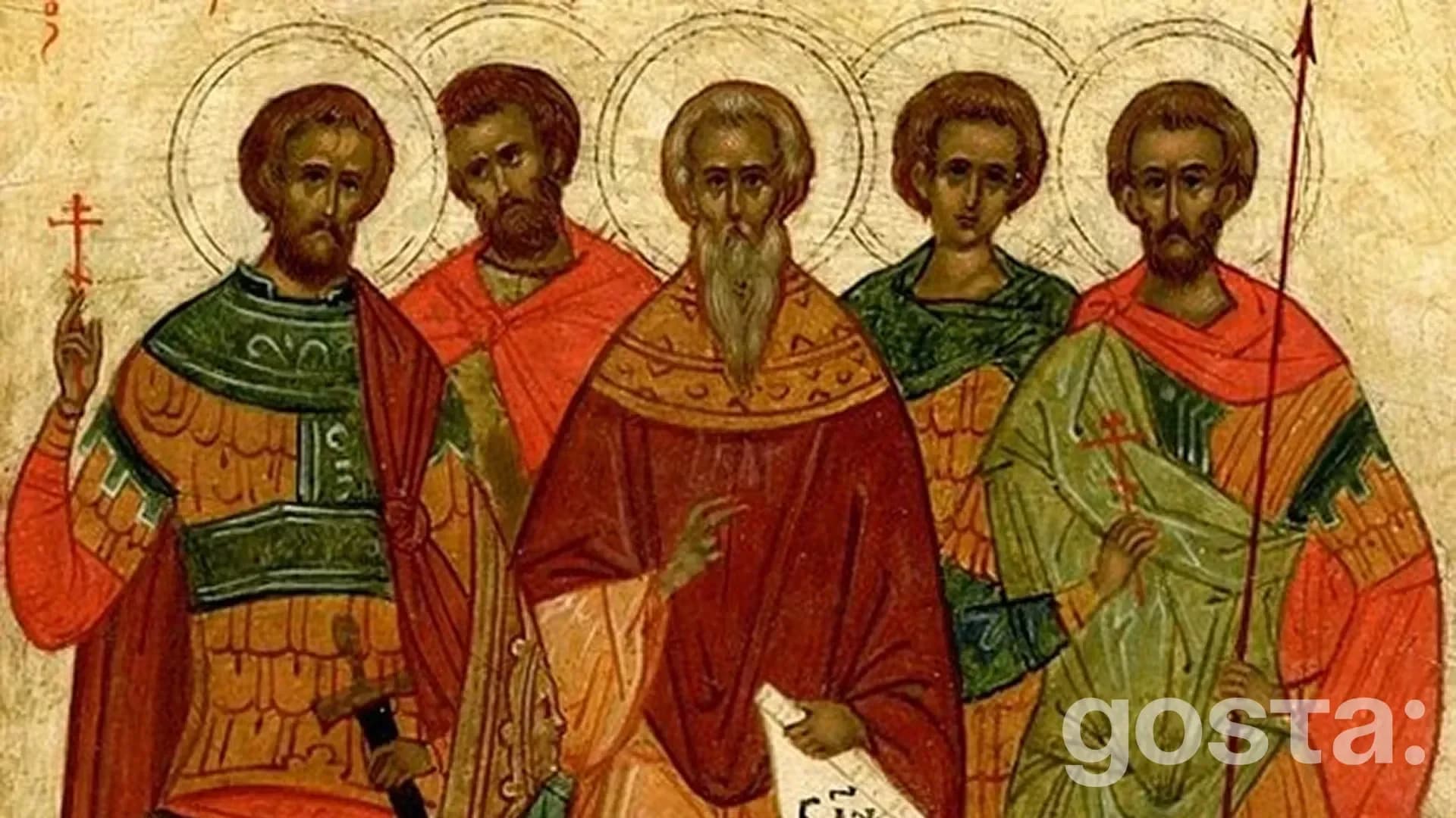 gosta den sviatykh muchenykiv yevstratiia avksentiia yevheniia mardariia ta oresta