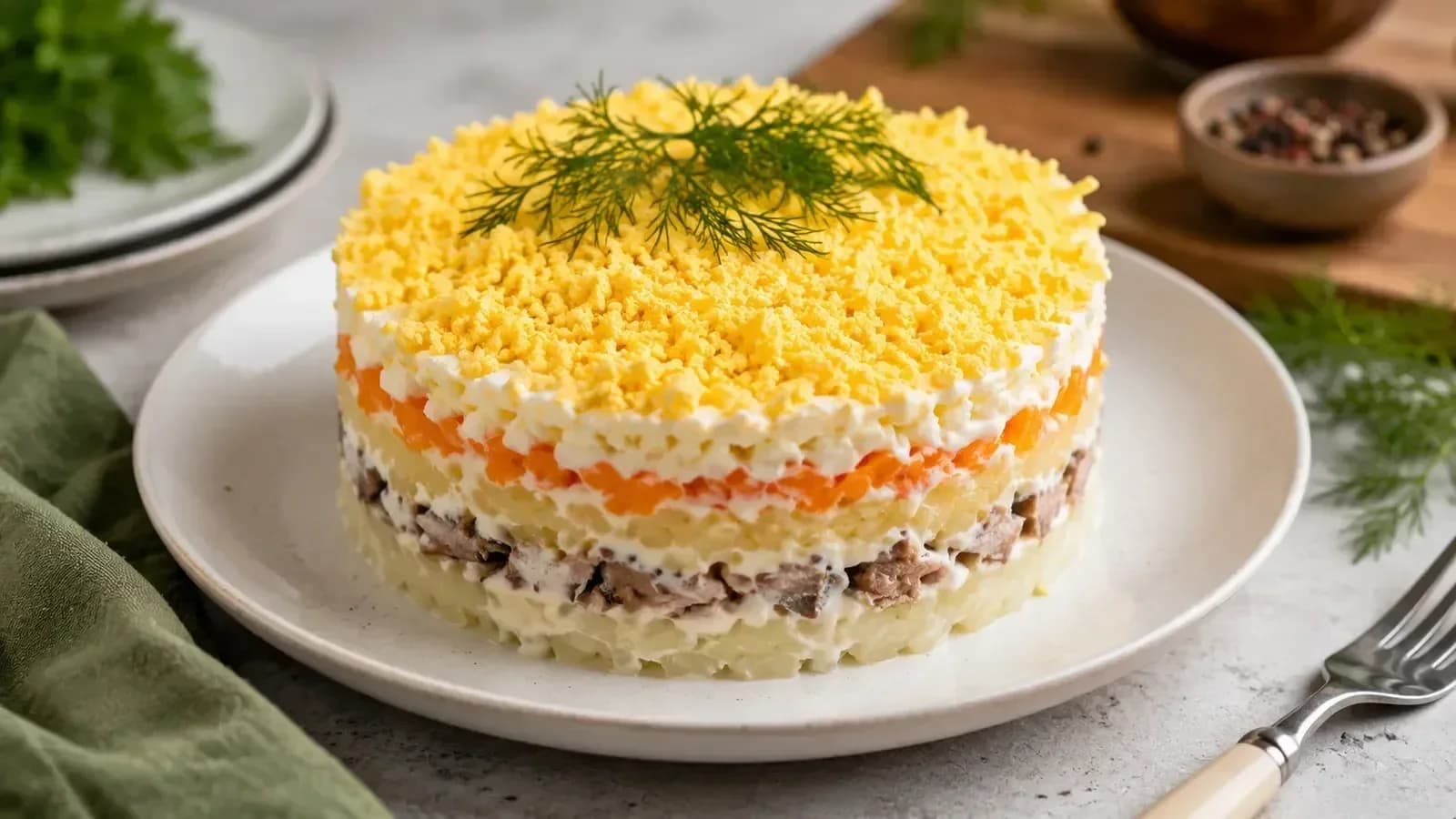 Mimosa Salad: Classic Layered Recipe, Ingredient Order, and 3 Tasty Twists
