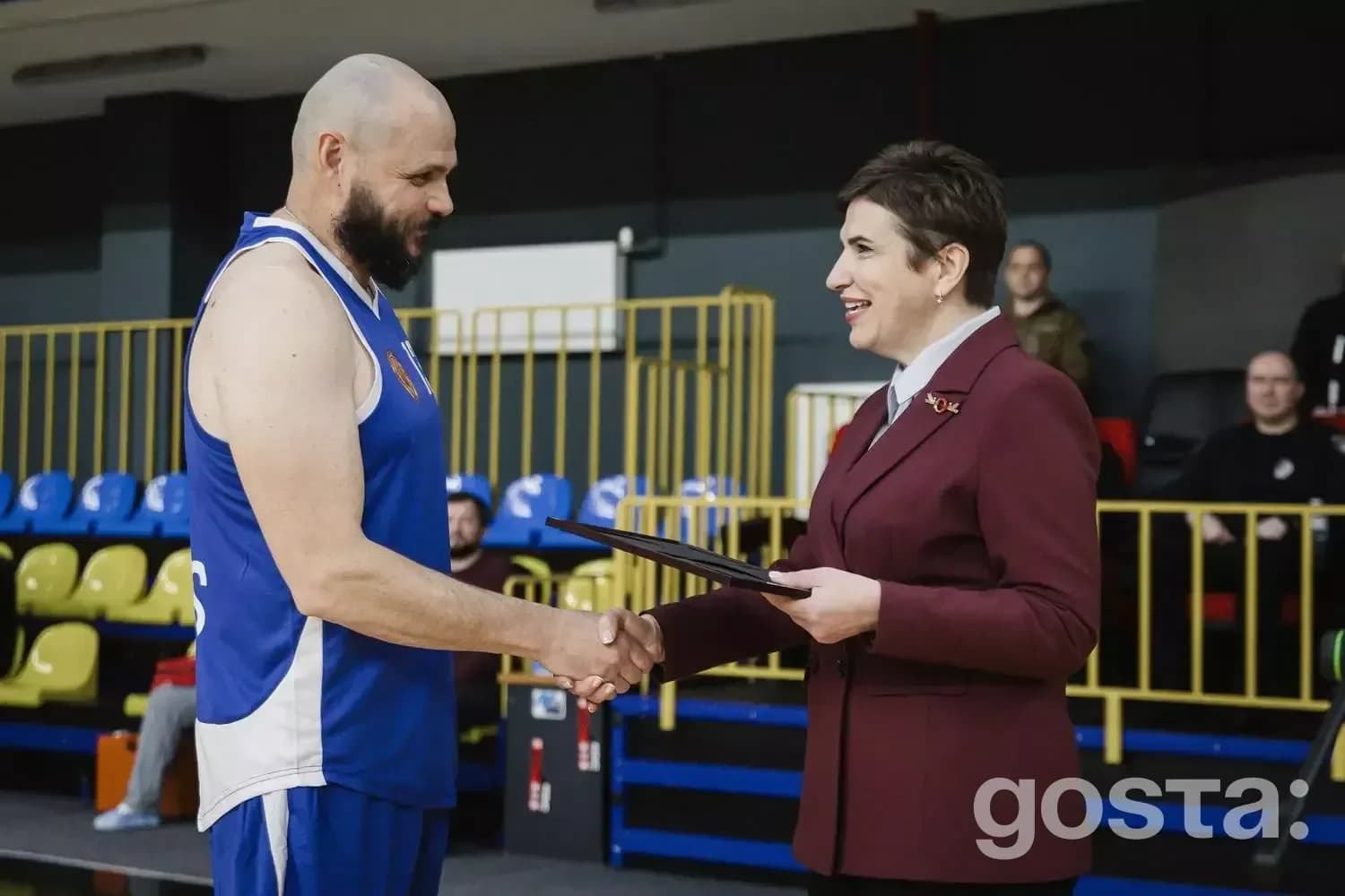 Presentation of 'Veterans’ Bask', Ukraine's first adaptive basketball team for veterans, symbolising resilience and unit