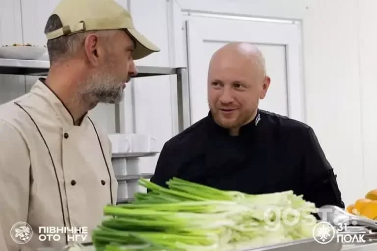 Senior chef in the Ukrainian National Guard discusses meal preparations, ensuring troops' resilience and morale.
