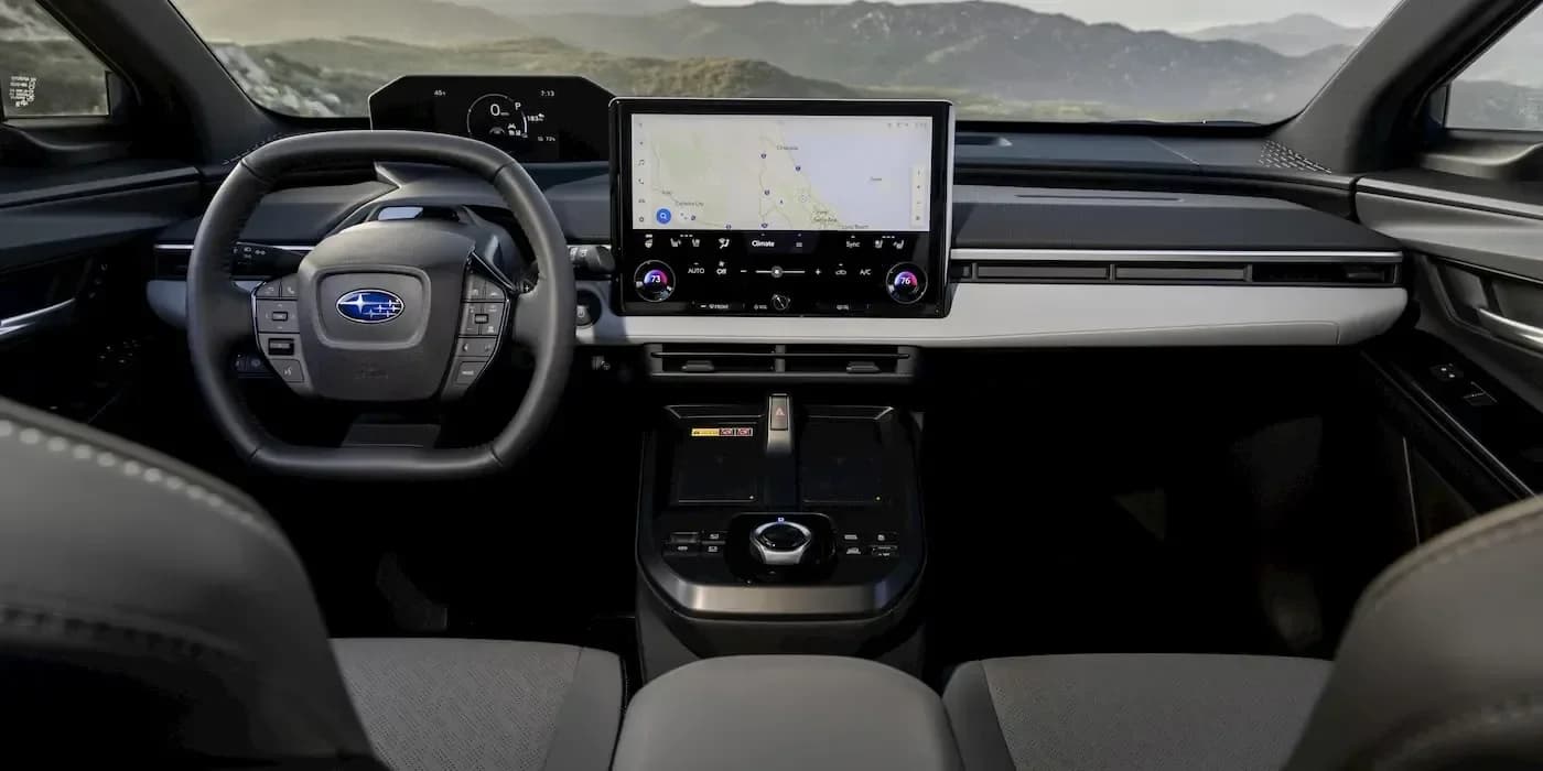 Subaru Trailseeker infotainment system with wireless CarPlay and Android Auto