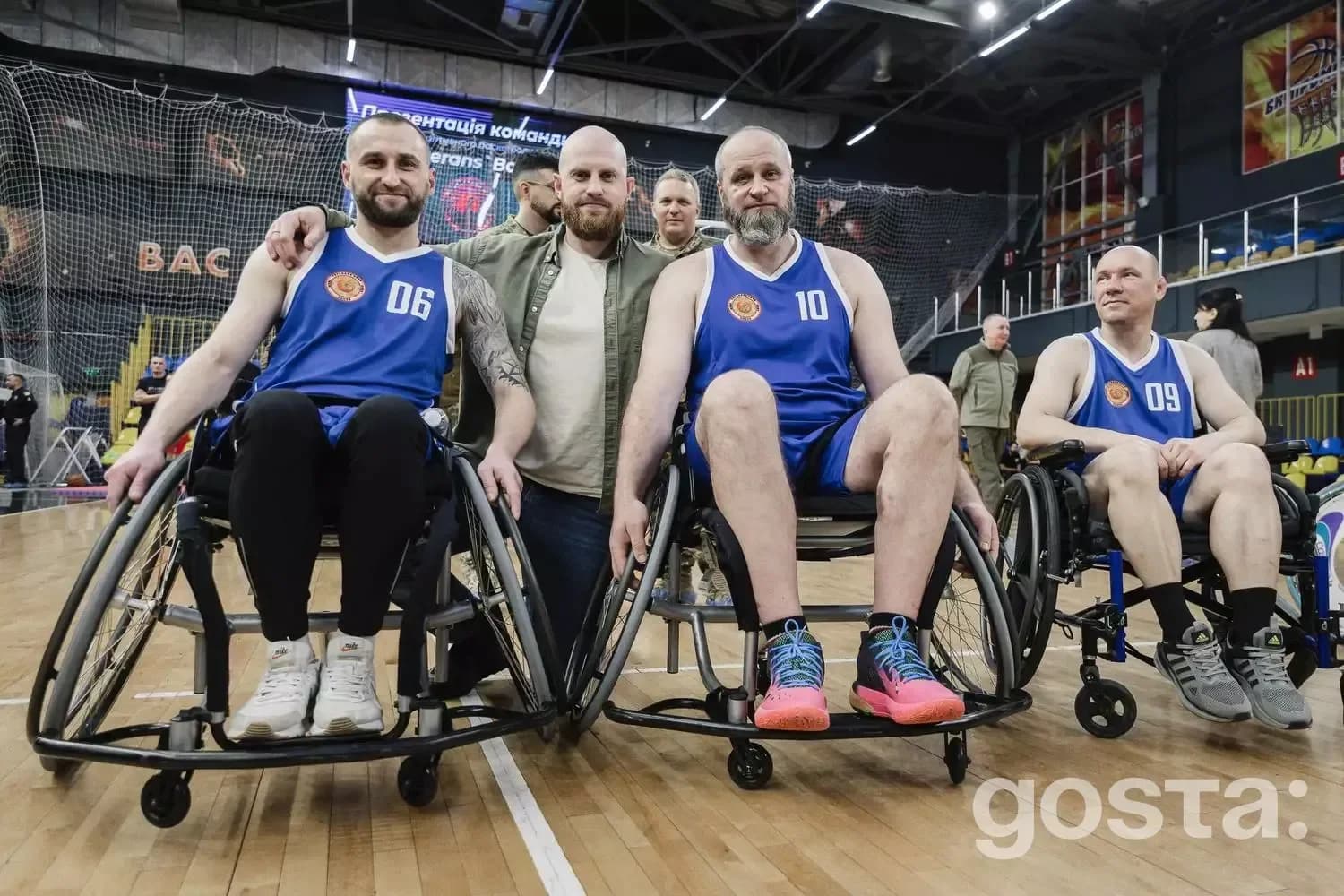 Veterans’ Bask adaptive basketball team launch, showcasing resilience and unity among Ukrainian veterans at Dnipro event